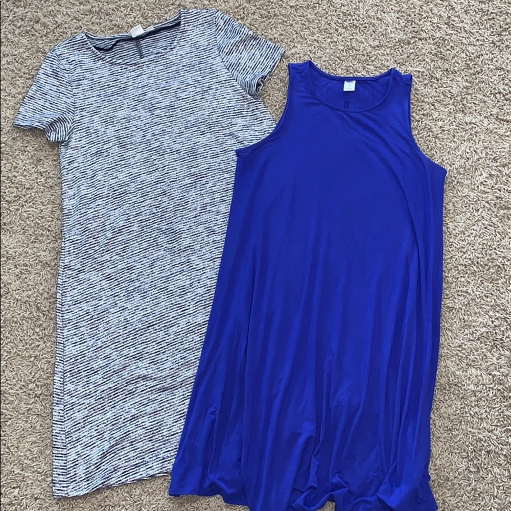 Bundle of TWO Casual Summer T-Shirt Dresses